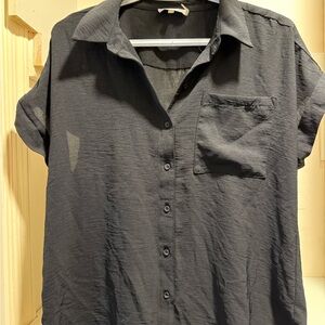Calvin Klein Charcoal Button Down Shirt